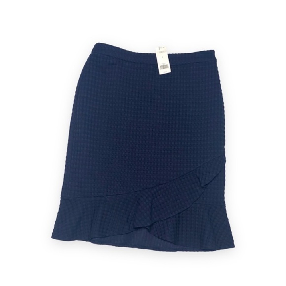 BANANA REPUBLIC WAFFLE TEXTURED RUFFLE SKIRT